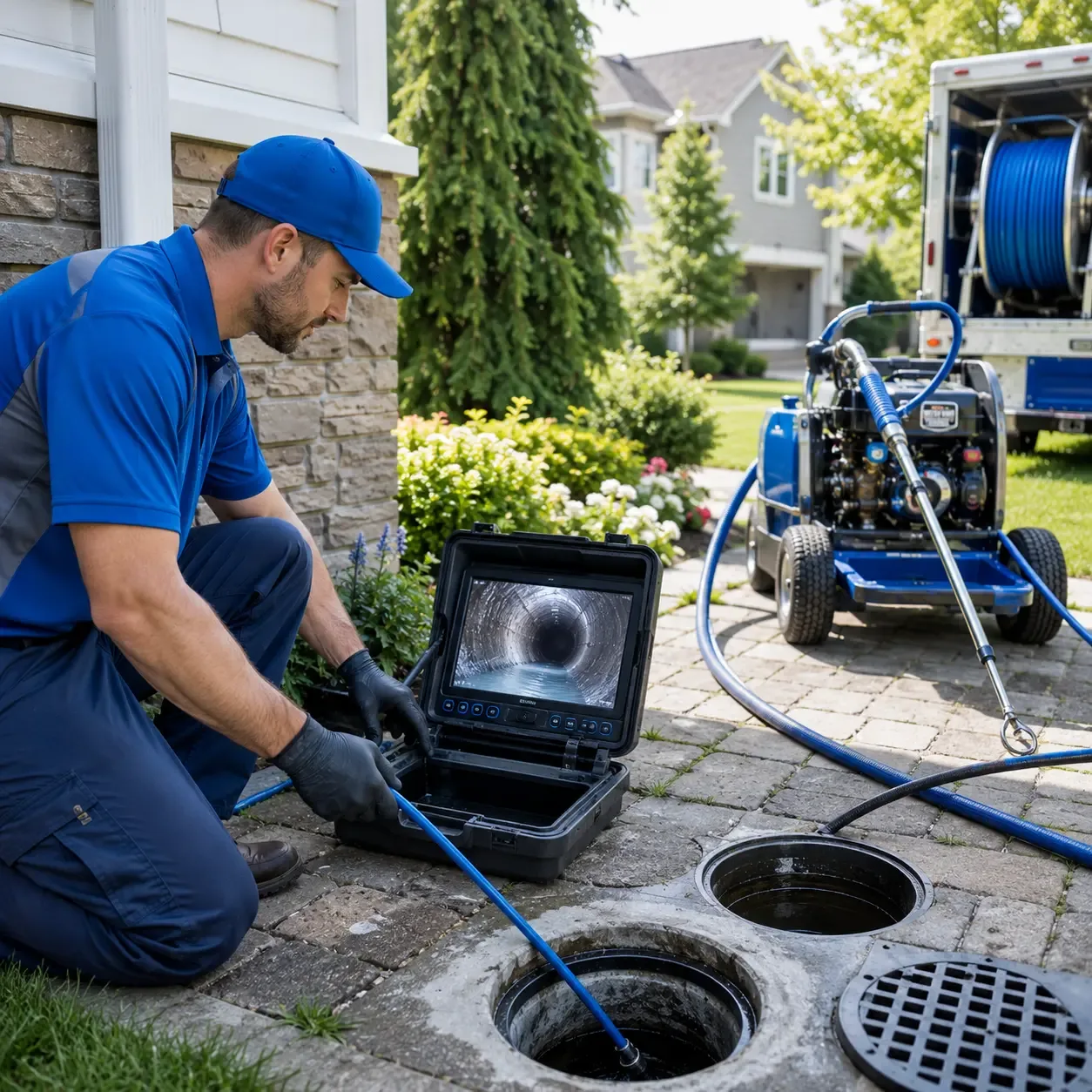 Outdoor drain cleaning professionals serving Chidester, AR